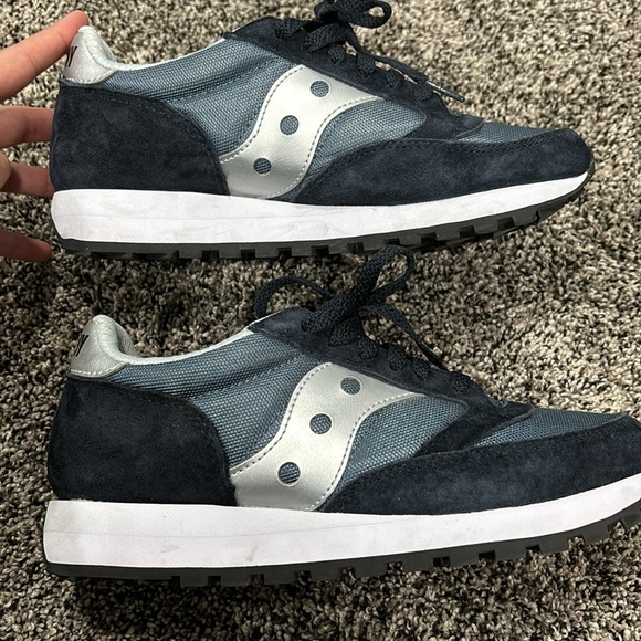 Saucony navy blue unisex athletic shoes - Picture 2 of 7